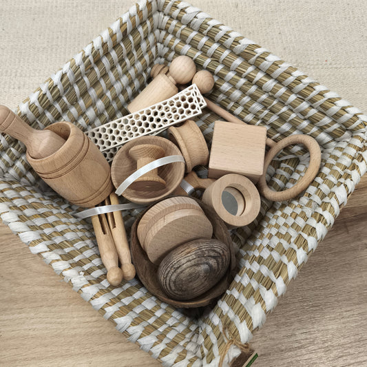 Cesto del tesoro 20 pcs + cesta Oxfam -Mi Juego Bonito