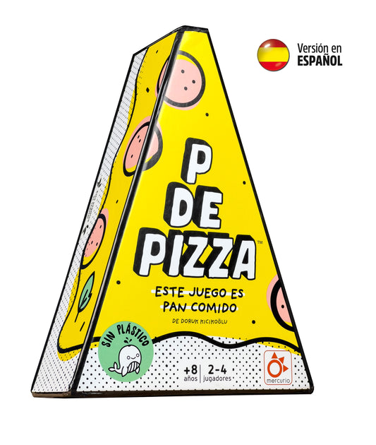 P de Pizza - Juego de palabras y rapidez - 2-4 jugadores - +8 años - Mercurio
