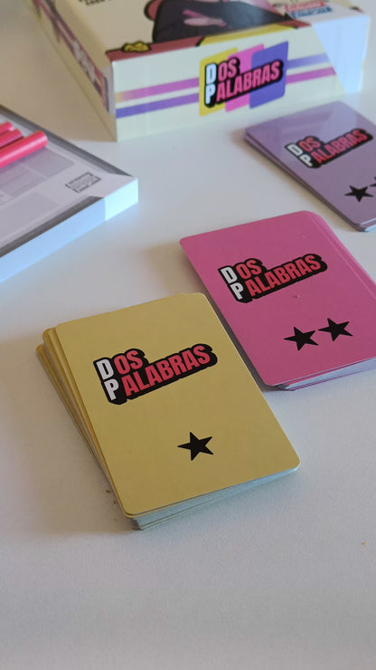 DOS PALABRAS - Falomir - Juego de Cartas, Palabras y risasn - 2 a 6 Jugadores · 15 min · 9+ años