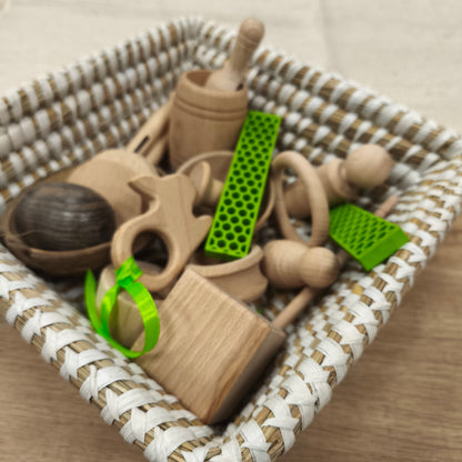 Cesto del tesoro 20 pcs + cesta Oxfam -Mi Juego Bonito