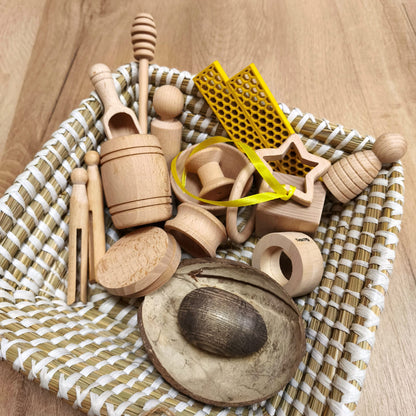 Cesto del tesoro 20 pcs + cesta Oxfam -Mi Juego Bonito