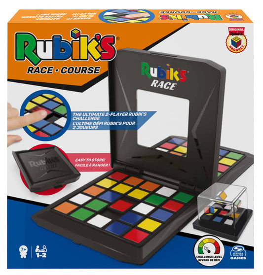 RUBIKS RACE - Juego de lógica y deducción - Spin Games - 1 a 2 jugadores - 7+ años