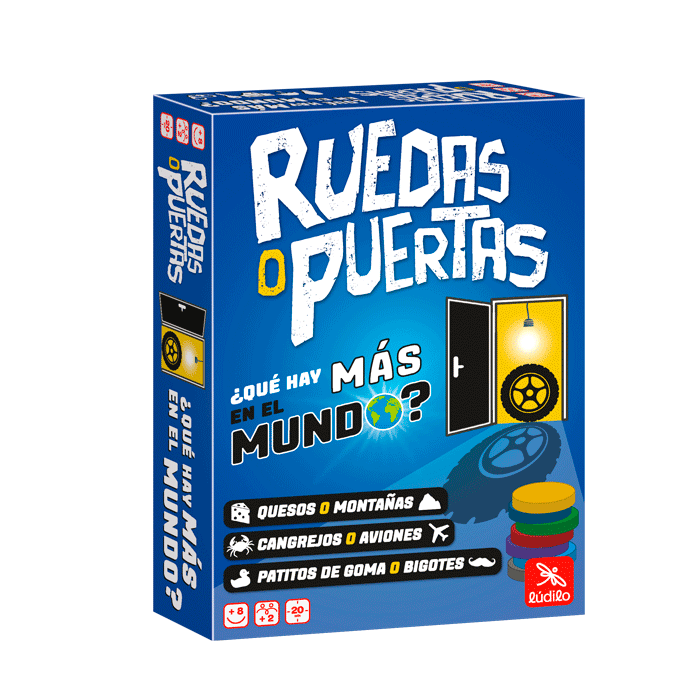 Ruedas o Puertas - Juego de mesa - Ludilo - Desde 8 años