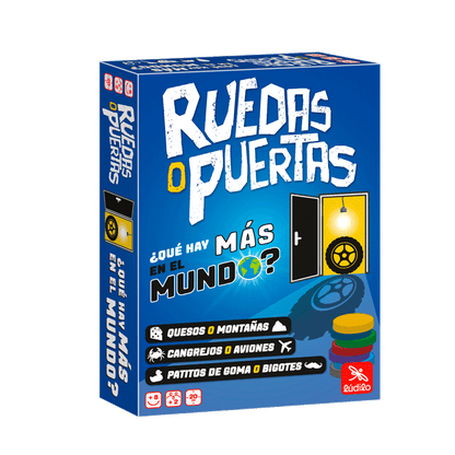 Ruedas o Puertas - Juego de mesa - Ludilo - Desde 8 años