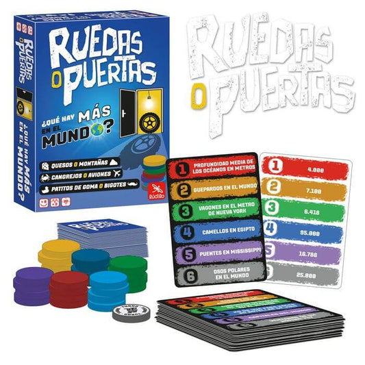 Ruedas o Puertas - Juego de mesa - Ludilo - Desde 8 años Board Games