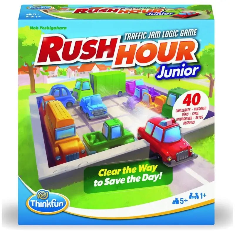 Rush Hour Jr (Nueva edición 2024) - Juego de mesa - Thinkfun - Desde 5 años