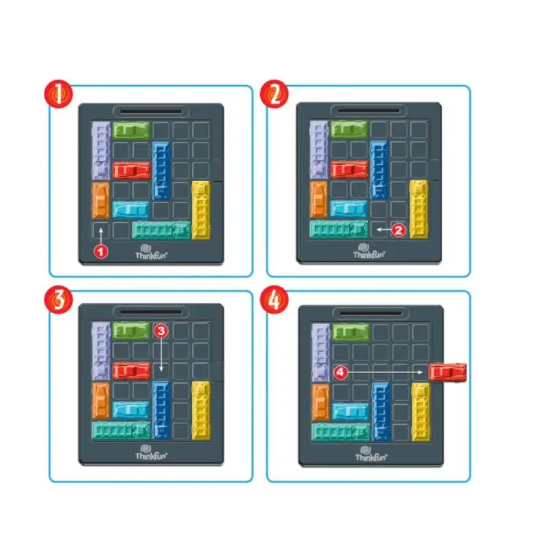 Rush Hour (Nueva edición 2024 ) - Juego de mesa - Thinkfun - Desde 8 años