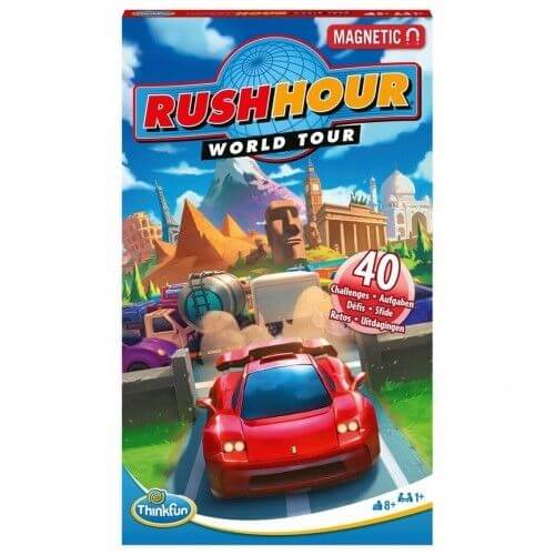 Rush Hour World Tour Puzzle - Juego de mesa - Thinkfun - Desde 8 años