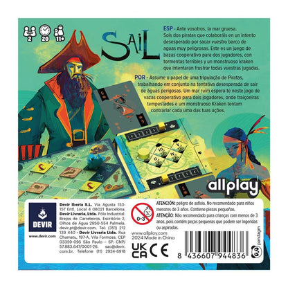 Sail - Juego de mesa - Devir - Desde 11 años - 2 jugadores