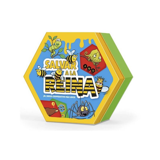 🐝 Salvar a la Reina – Cooperación, sumas y piques en la colmena (5+ años · 2-4 jugadores · 15 min) · Funtastic