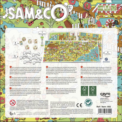 Sam & Co - Juego de mesa - Cayro - 2-6 jugadores - 4+ años - 15 min