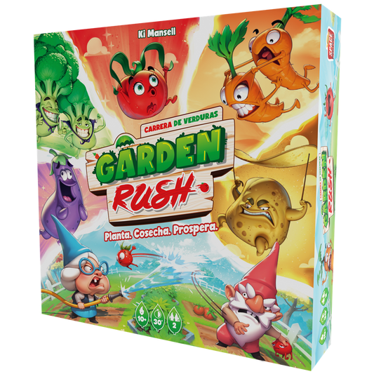 Garden Rush - Juego de mesa - Asmodee - Desde 10 años - 2 jugadores