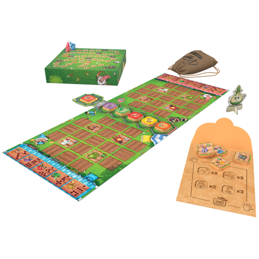 Garden Rush - Juego de mesa - Asmodee - Desde 10 años - 2 jugadores