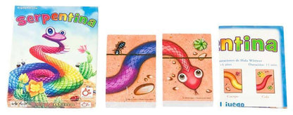 Serpentina - Juego de cartas de asociación de colores - Mercurio - Desde 4 años - De 2 a 5 jugadores