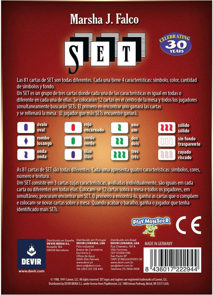 SET - Juego de mesa - Devir - Desde 6 años