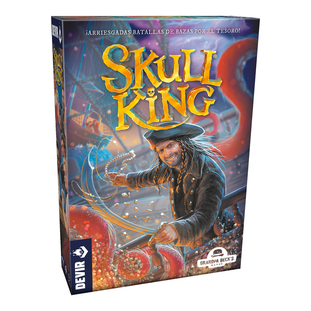 Skull King  - Juego de cartas de bazas - Devir - Desde 8 años -  2 a 8  jugadores