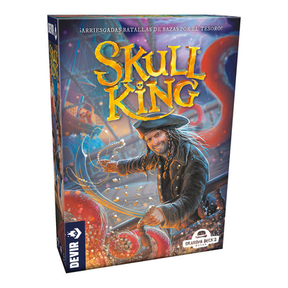 Skull King  - Juego de cartas de bazas - Devir - Desde 8 años -  2 a 8  jugadores