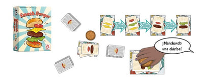 Smash Burger - Juego cartas para aspirantes a chef - Mercurio - +8 años - 2 a 5 jugadores