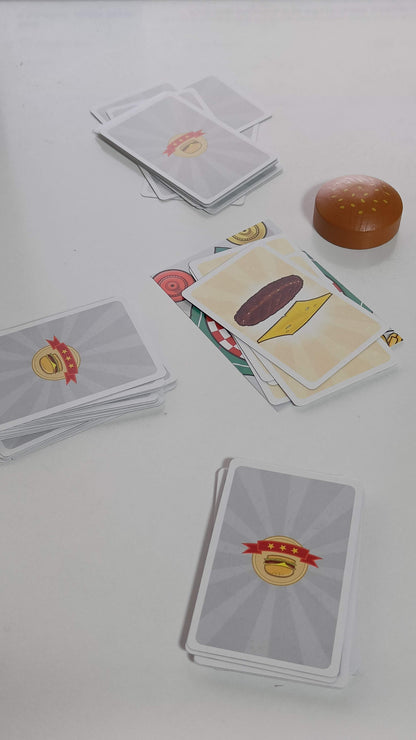 Smash Burger - Juego cartas para aspirantes a chef - Mercurio - +8 años - 2 a 5 jugadores