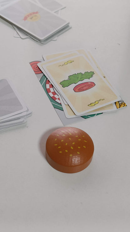 Smash Burger - Juego cartas para aspirantes a chef - Mercurio - +8 años - 2 a 5 jugadores