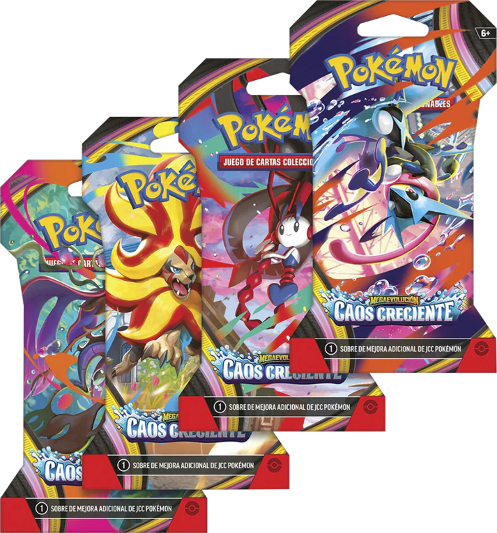 Sobre Pokémon Megaevolución - Caos Creciente - Español - 100% Original