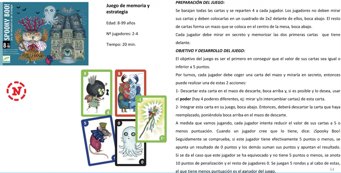 Spooky Boo! Juego de mesa desde los 8 años