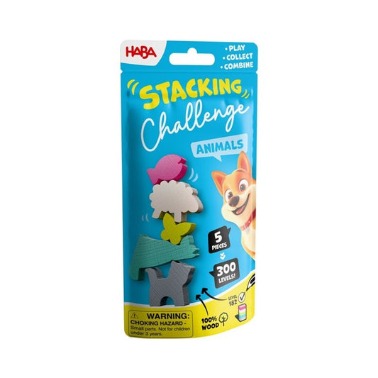 Stacking Challenge Animales - Juego de mesa - Haba - 1 jugador - 6+ años - 10 min