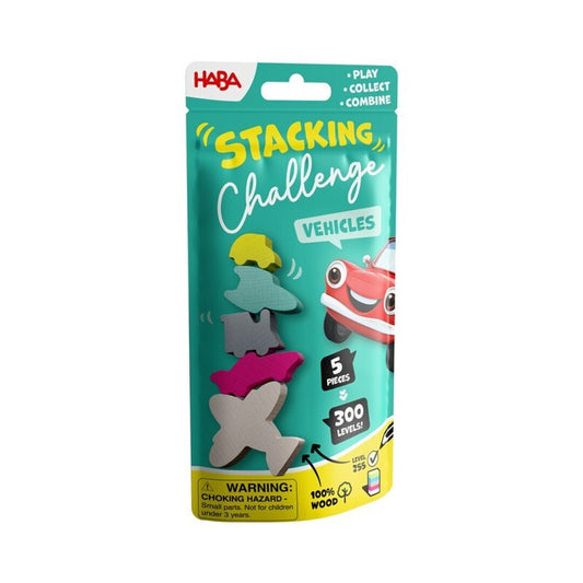 Stacking Challenge Vehicles - Juego de mesa - Haba - 1 jugador - 6+ años - 10 min