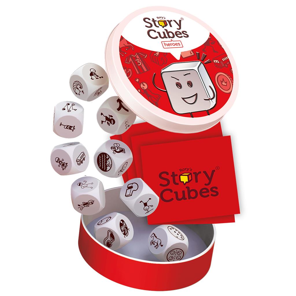 Story Cubes Heroes - Juego de mesa - Asmodee - Desde 8 años