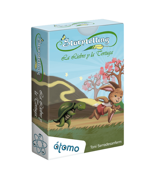 STORYTELLING - La liebre y la tortuga - Juego de mesa desde los 5 años
