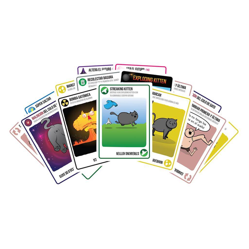 Streaking Kittens - Juego de mesa - Asmodee - Desde 7 años - 2 a 10 jugadores