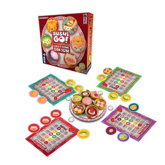 Sushi Go Gira y Come Dim Sum - Juego de mesa - Devir - Desde 8 años Board Games
