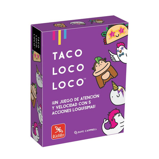 Taco Loco Loco - Juego de mesa - Ludilo - 2-8 jugadores - 7+ años - 15 min