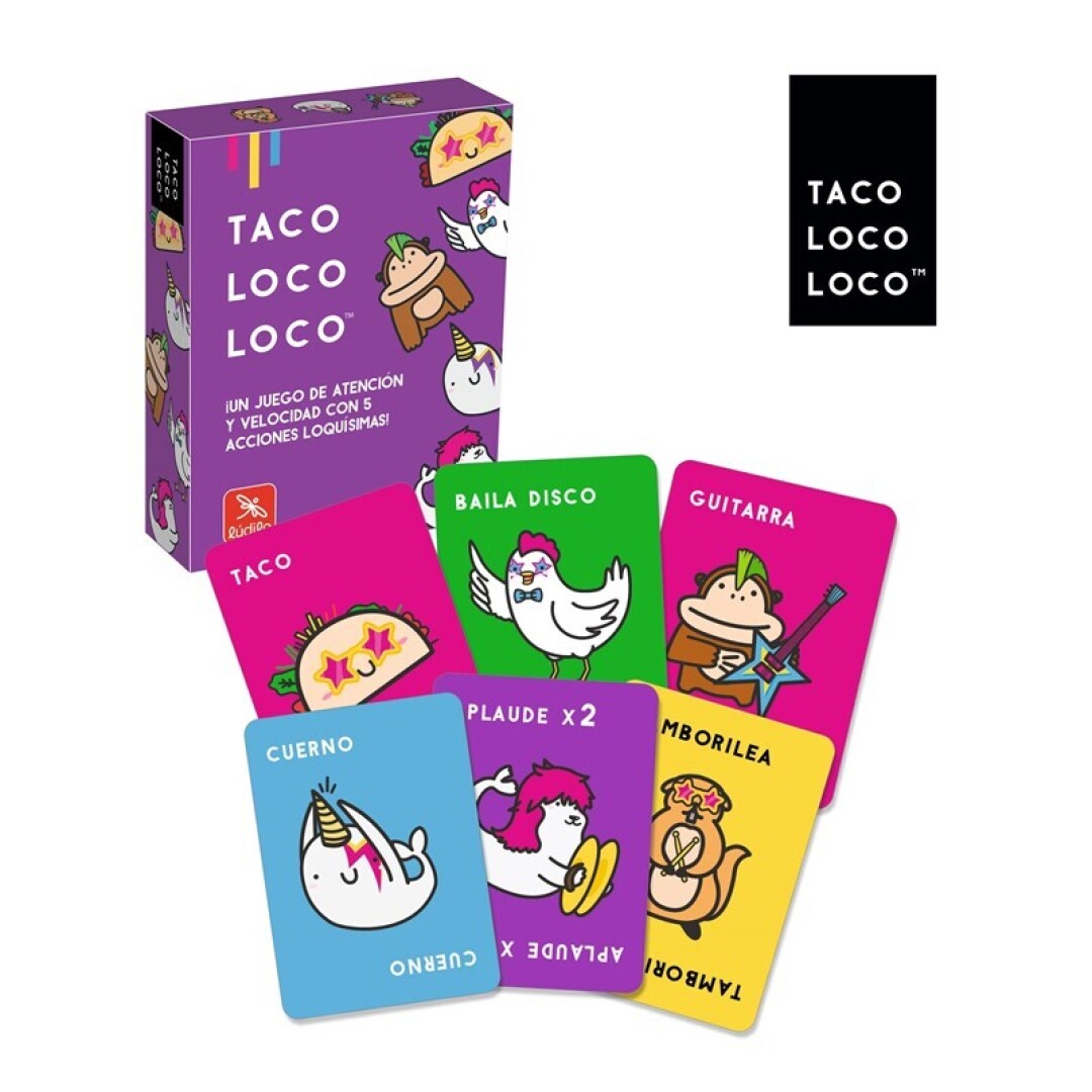 Taco Loco Loco - Juego de mesa - Ludilo - 2-8 jugadores - 7+ años - 15 min