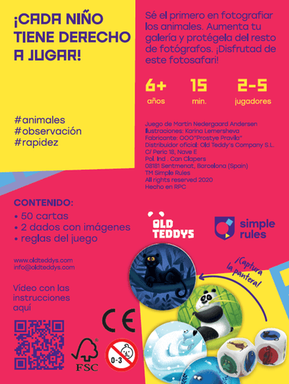 Take a Pic - Old Teddys - Desde 5 años - De 2 a 8 jugadores