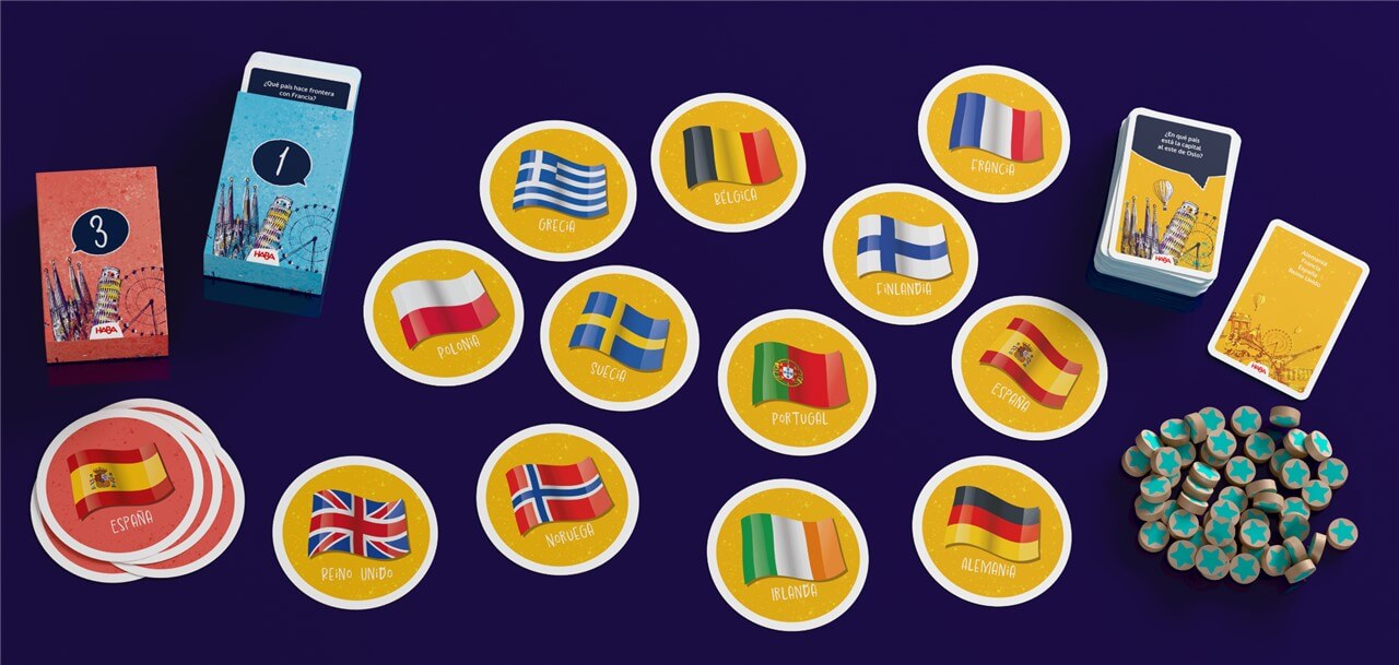 Team Quiz Challenge – Europa - Juego de mesa - Haba - Desde 10 años