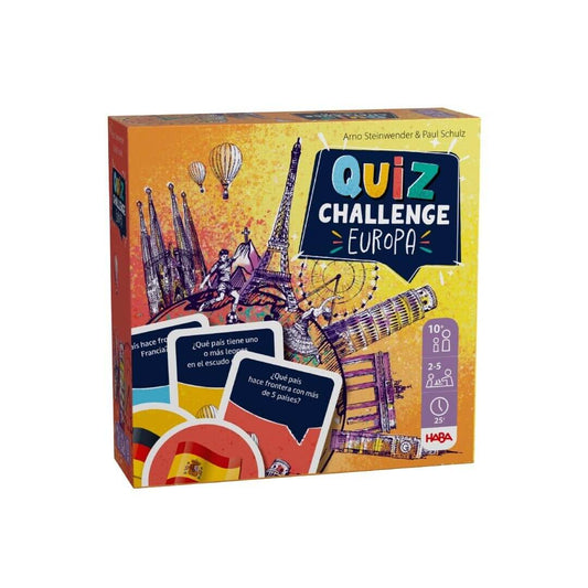 Team Quiz Challenge – Europa - Juego de mesa - Haba - Desde 10 años