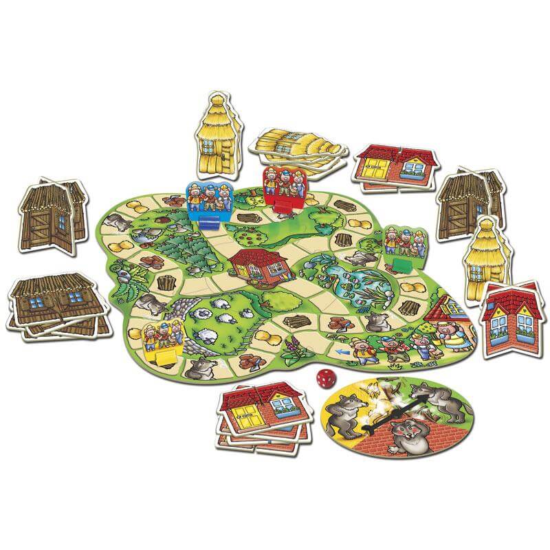 Three little pigs - Juego de mesa - Orchard Toys - Desde 3 años Board Games