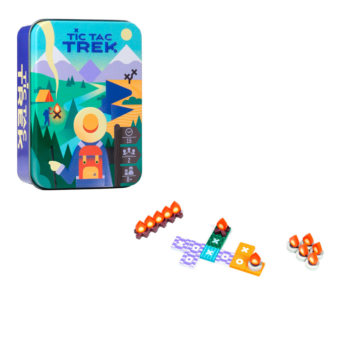 Tic Tac Trek - Juego de mesa - MALDITO GAMES - 2 jugadores - 8+ años - 15 min