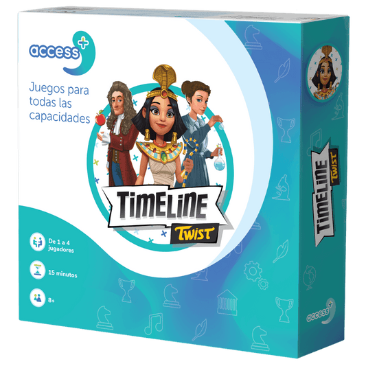 Timeline Twist ACCESS+ - Juego de mesa - Asmodee - Desde 8 años