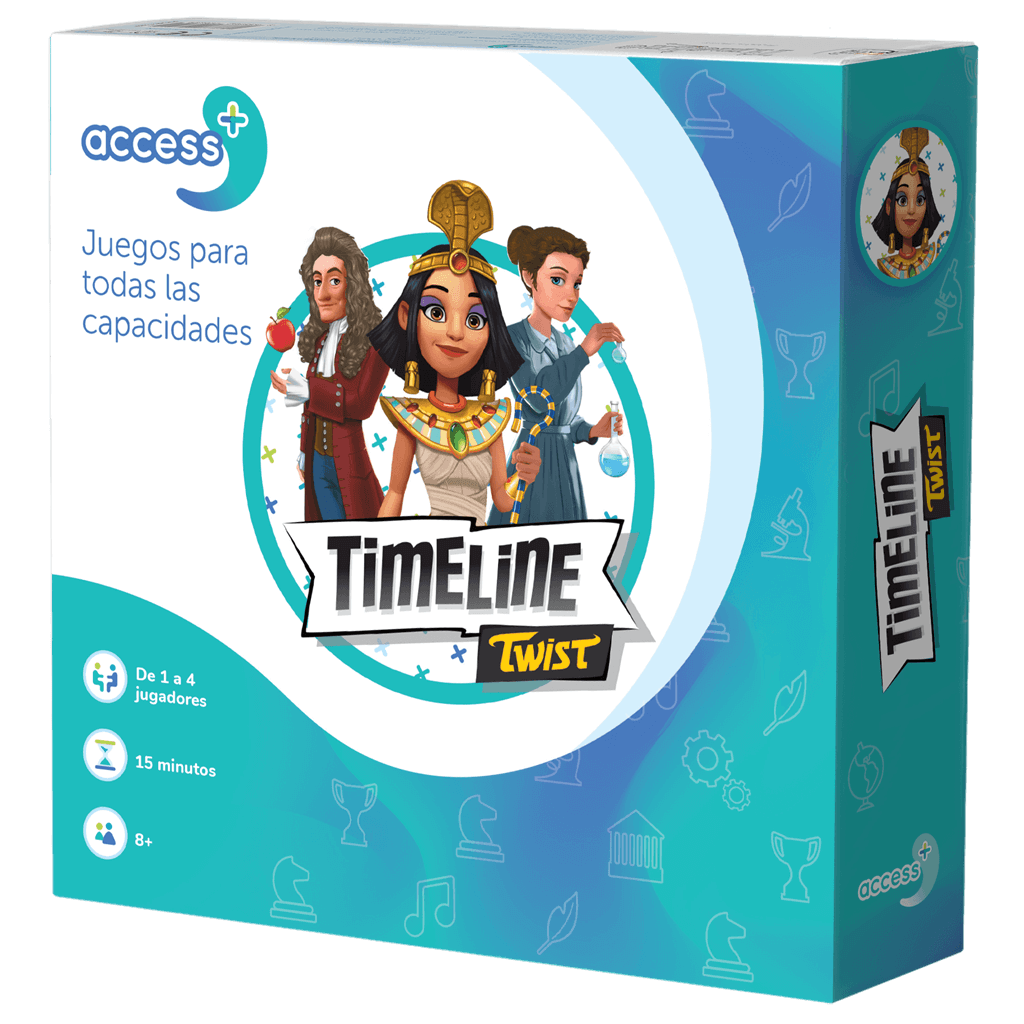 Timeline Twist ACCESS+  - Juego de mesa - Asmodee - Desde 8 años