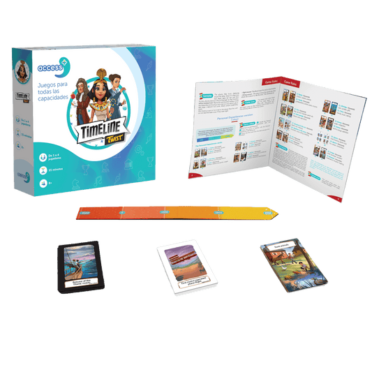 Timeline Twist ACCESS+  - Juego de mesa - Asmodee - Desde 8 años