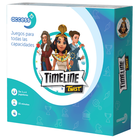 Timeline Twist ACCESS+ | Juego de memoria y pensamiento | 8 años