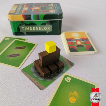 Tinderblox, juego de habilidad y destreza, 5-10 minutos, desde 6 años
