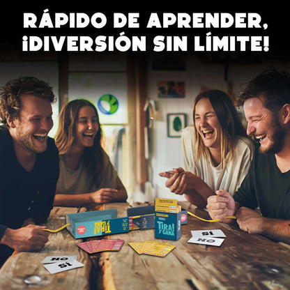 Tira y Gana - Juego de mesa Party - Mercurio - 12+ años - 2 a 20 jugadores