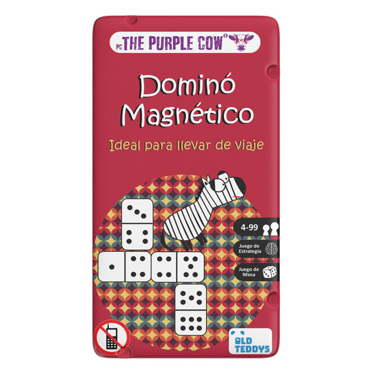 TO GO - Domino Magnético - Juego de mesa - The Purple Cow - 2-4 jugadores - 4+ años - 10 min