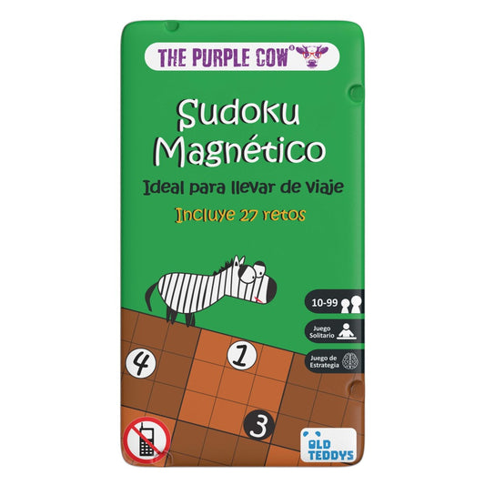 TO GO - Sudoku Magnético - Juego de mesa - The Purple Cow - 1 jugador - 10+ años - 15 min