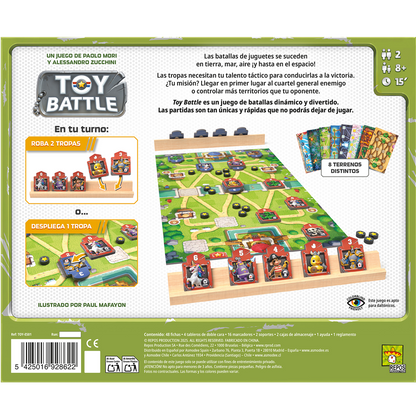 Toy Battle  - Juego de mesa táctico  - Asmodee - Desde 8 años - 2 jugadores