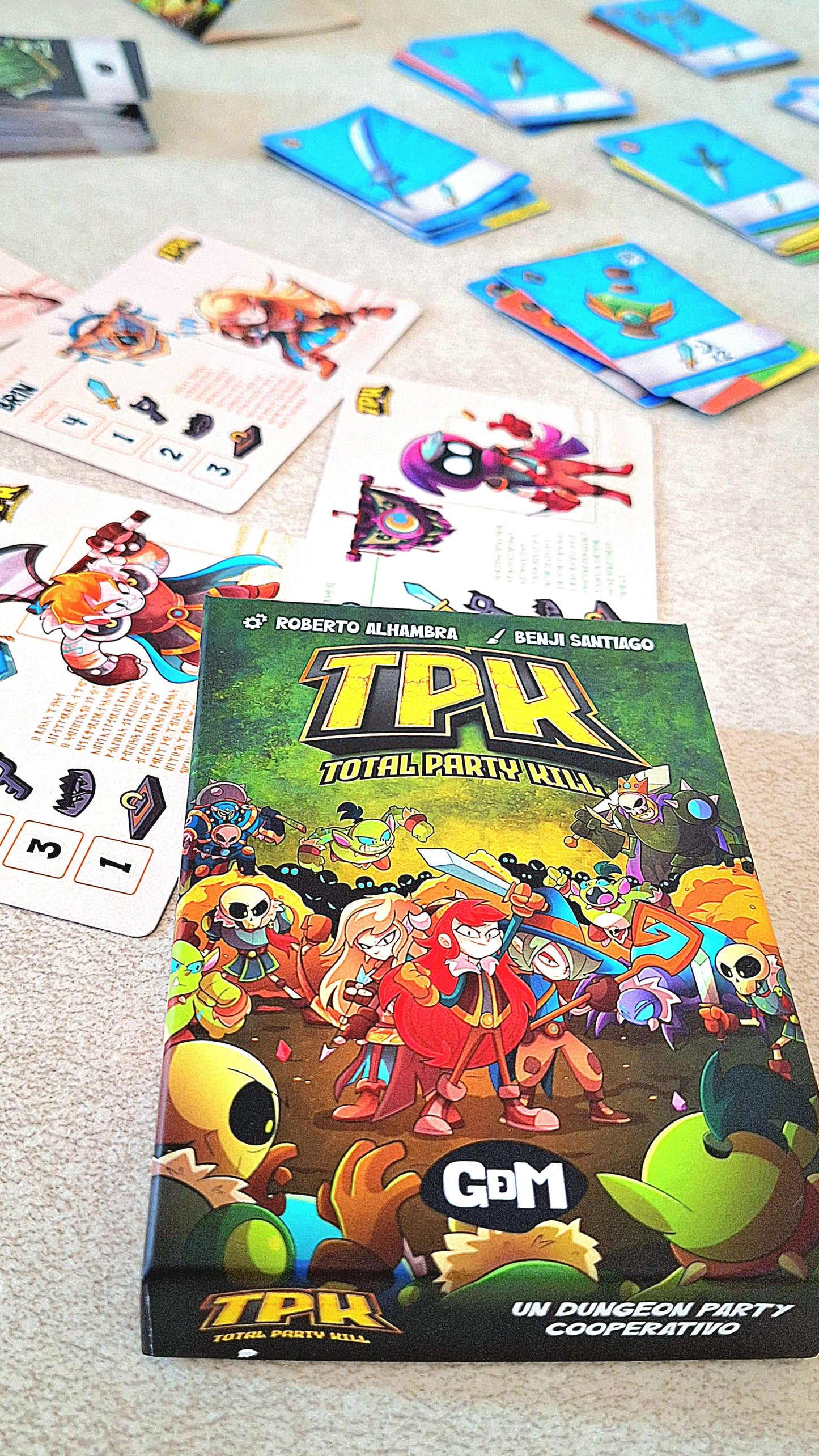 TPK - TOTAL PARTY KILL - Juego de mesa - GDM Games - Desde 8 años - 2 a 5 jugadores