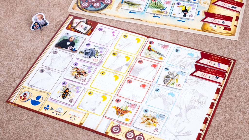 Tras los pasos de Darwin - Juego de mesa - Tranjis - 2-5 jugadores - 8+ años - 30 min